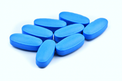 plenty of blue tablets in the table
